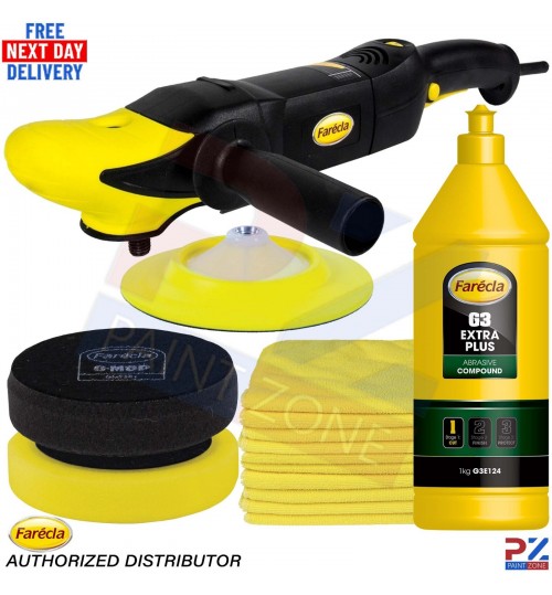 Farecla GPT003 G Plus Rotary Polisher Kit – G3 Car Paint Detailing Bundle