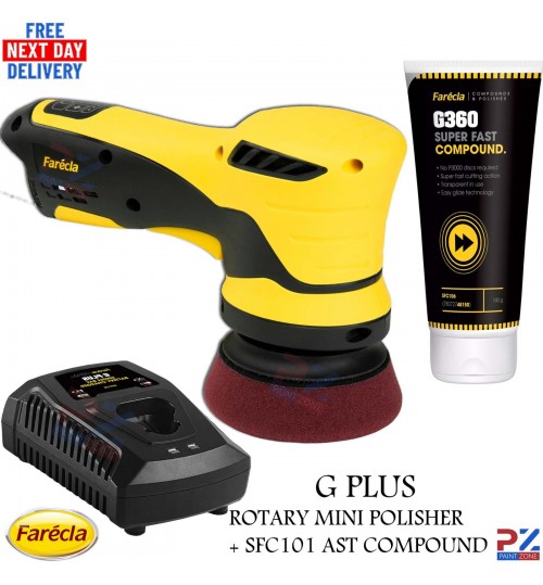 Farecla GPT025 Rotary Mini Polisher – G Plus Series – Spot Repair Machine