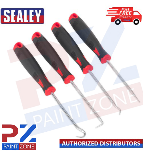 AK5214 Sealey Miniature Hook & Pick Set 4pc [General Workshop Tools]