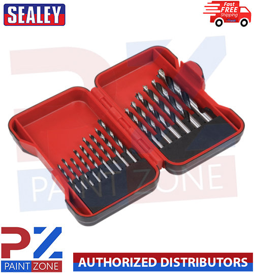 AK3715W Sealey Brad Point Wood Drill Bit Set-15pc