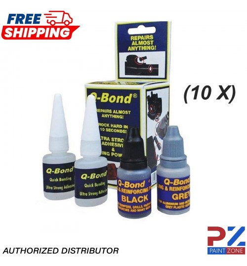 10 x Q-Bond Glue & Powder Repair Kit Super Strength Metal Glass Wood QB2