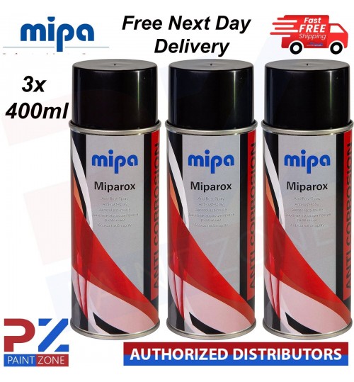 3x MIPA MIPAROX 400ml Aerosol ANTI RUST SPRAY - WITH FREE NEXT DAY DELIVERY