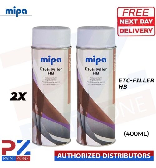 2x MIPA Etch-Filler HB Aerosol Spray – 400ML