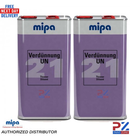 2X MIPA UN 21 THINNER UN21 5LT